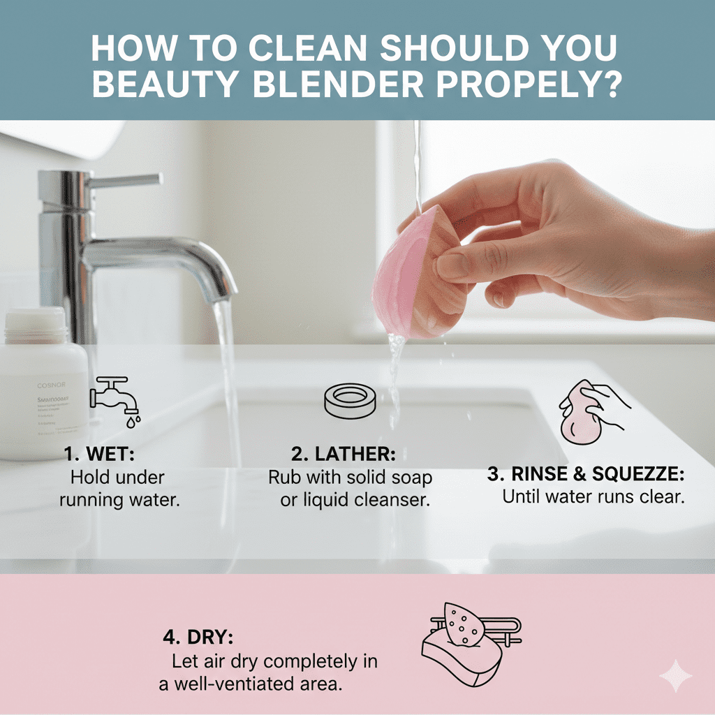 Clean beauty blender