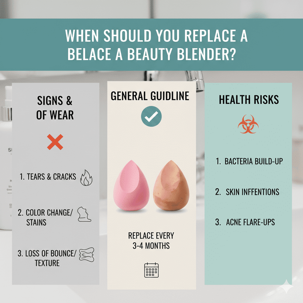 Replacing of beauty blender